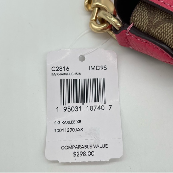 Coach Signature Karlee Xbody Bag - Picture 13 of 13